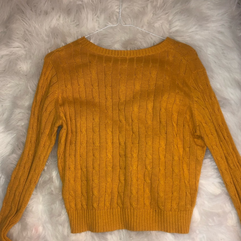 Yellow sweater